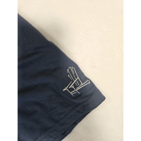 Anderson Ord Polo Shirt Mens Size XXL Blue Solid Print Performance Golf Comfort - Picture 3 of 8